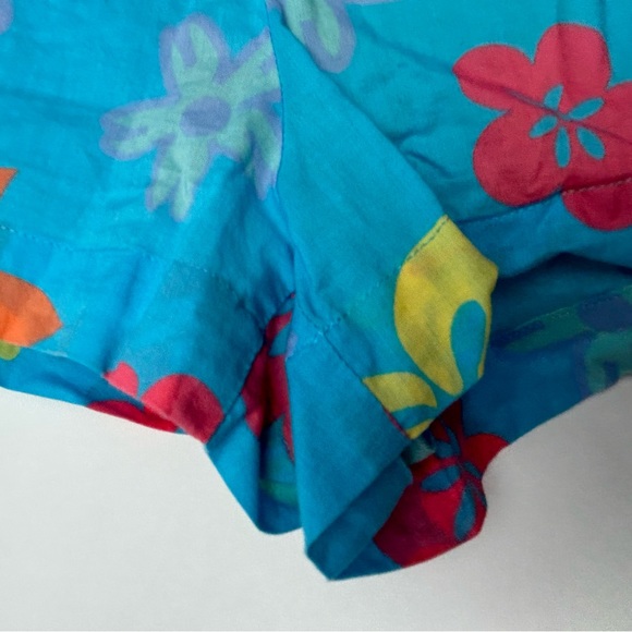 Victoria's Secret Blue with Floral Pajama Shorts Medium - Picture 8 of 13